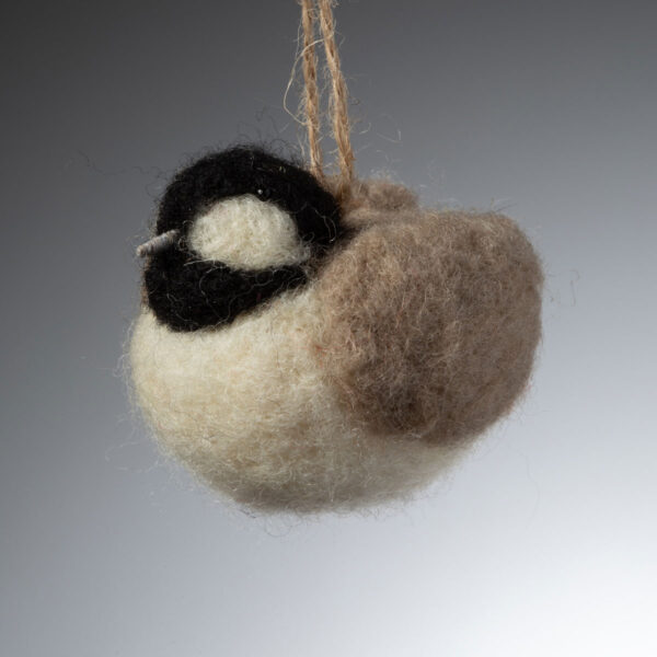 Chickadee Felted Bird