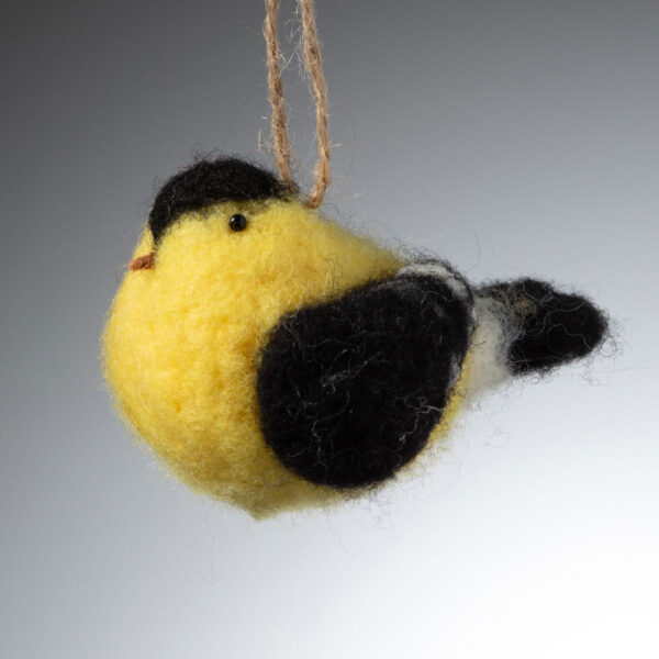 Goldfinch Felted Bird