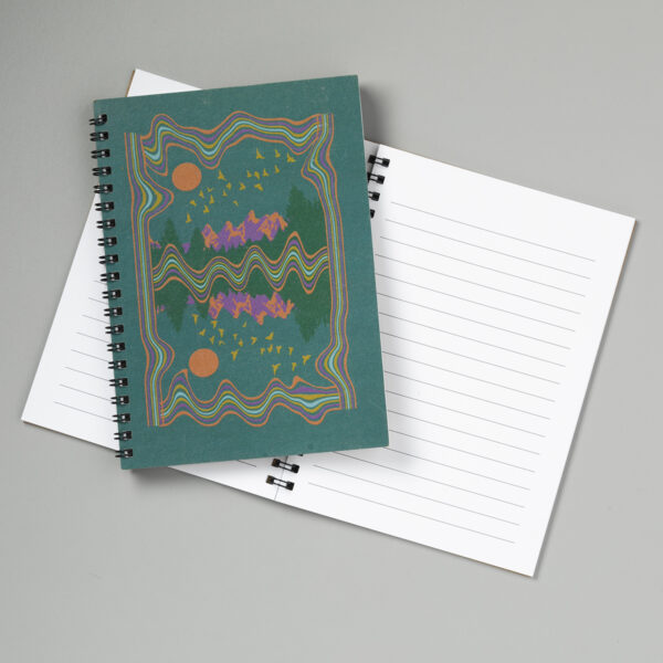 Into the Mountains Journal/Sketchbook - Lined