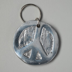 Recycled Aluminum Peace Key Chain